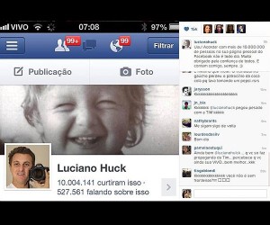 Luciano Hulk, Instagram